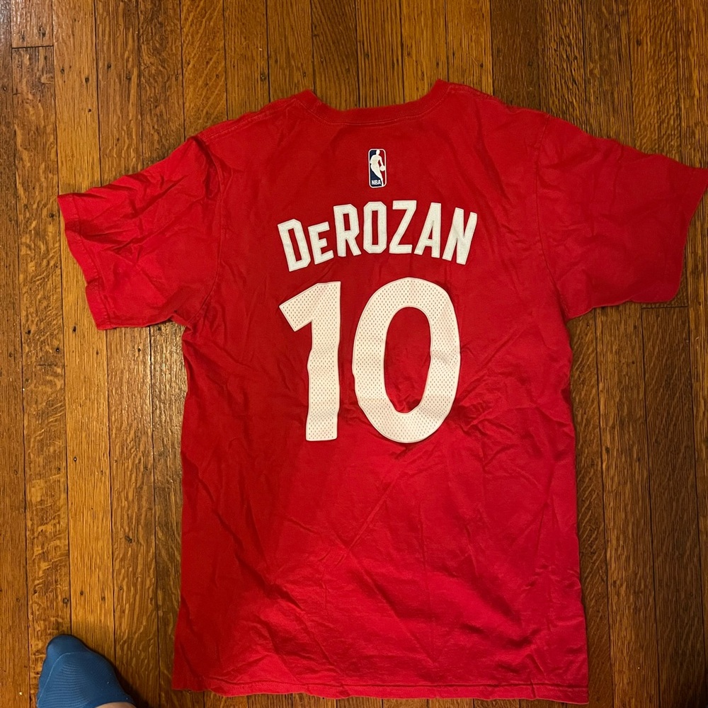 DeMar DeRozan Toronto Raptors Adidas men’s red shirt